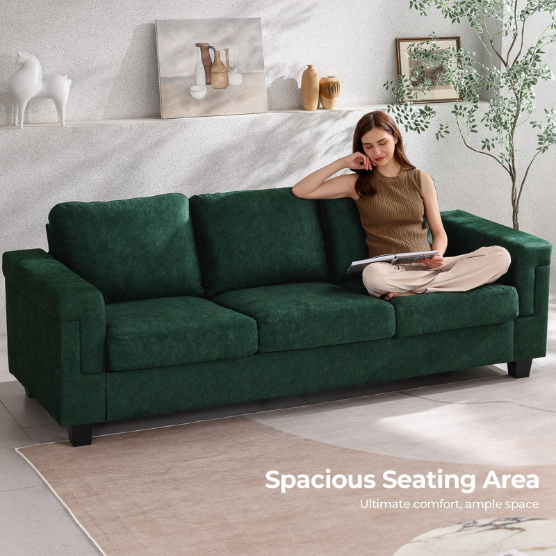 Ebern Designs Kuzucuk 90'' Upholstered Sofa Couch for Living Ebern Designs Kuzucuk 90'' Upholstered Sofa Couch for Living